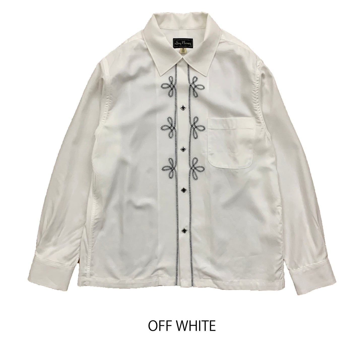 Waiting for production to increase: Embroidered Open Shirt “WESTERN”