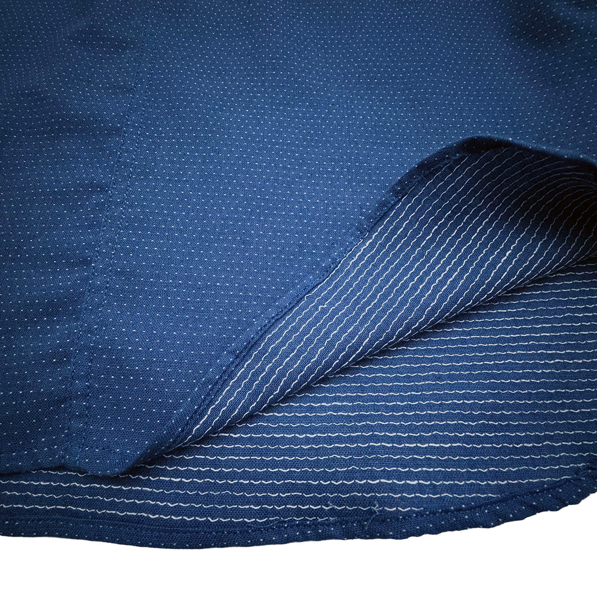 Embroidery Stitches Half Zip Work Shirt