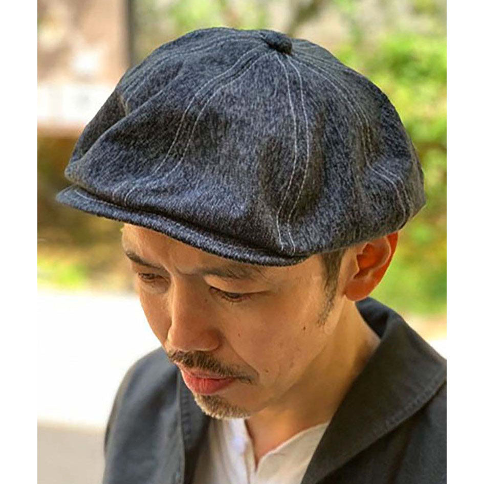 Black Chambray Casquette