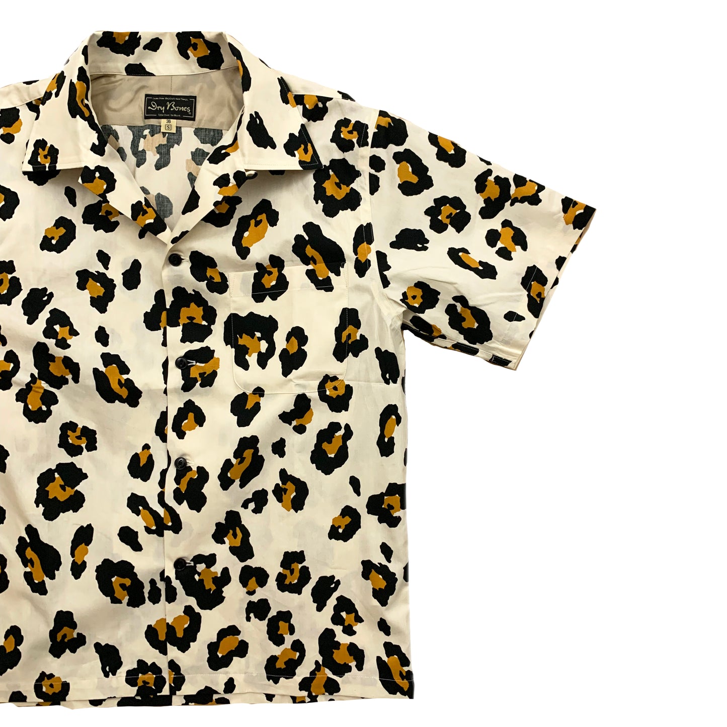 S/S Print Open Shirt “LEOPARD”