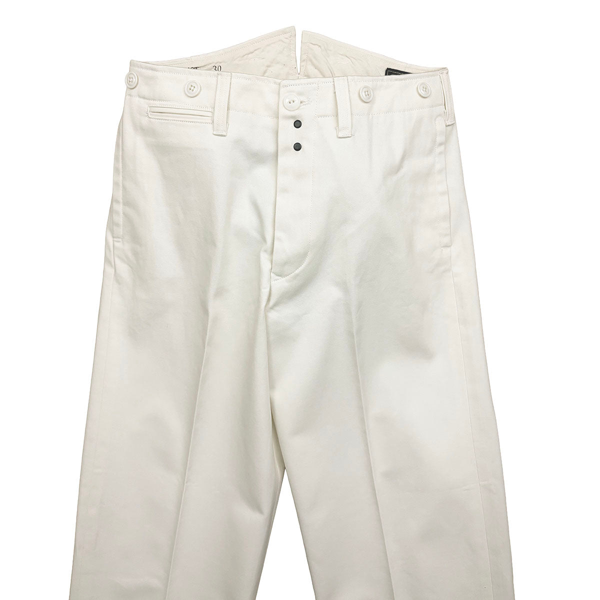 Cotton Satin High Back Work Trousers