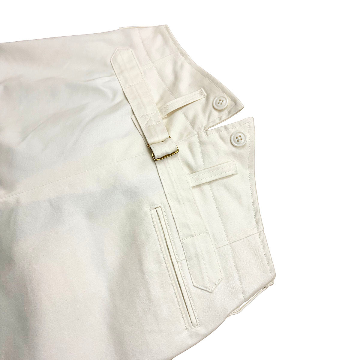 Cotton Satin High Back Work Trousers