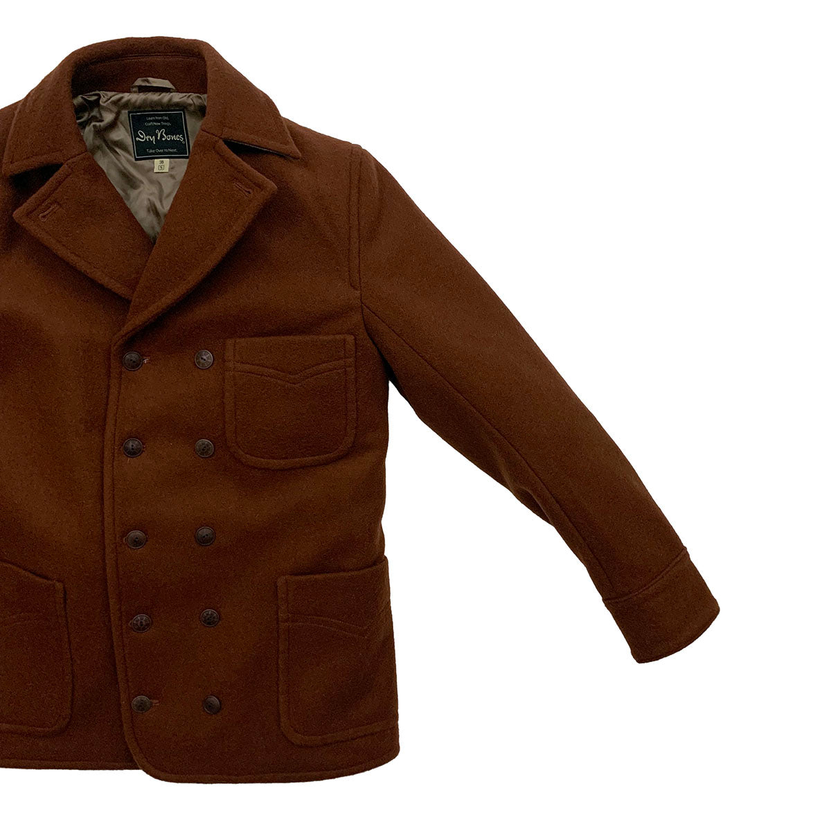 Double Breast Wool Flannel Work Jacket “YOUNG VITO”