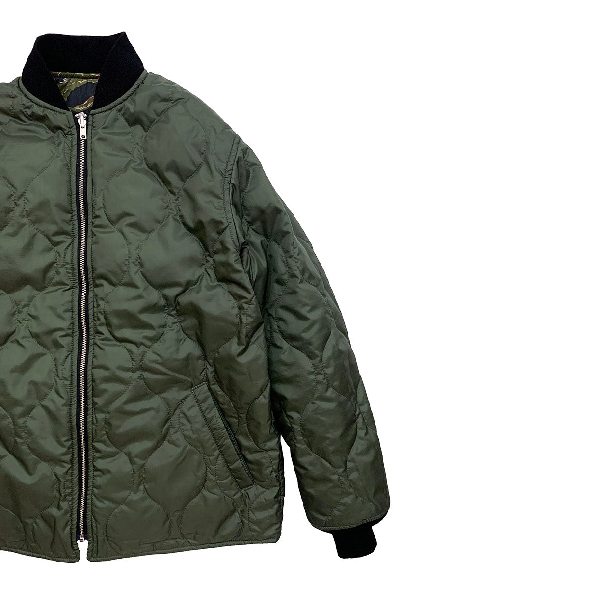 Embroidered Reversible Quilted Jacket