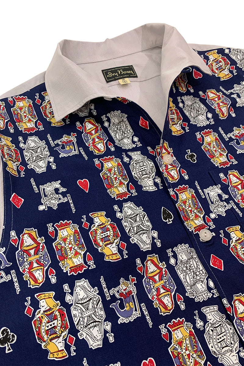 2 Tone Italian Collar Shirt