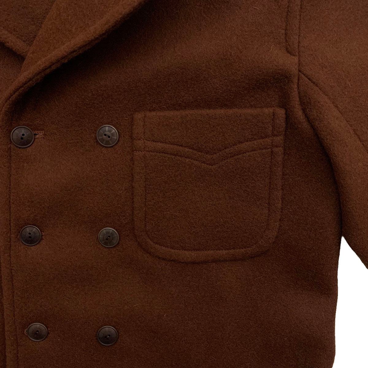 Double Breast Wool Flannel Work Jacket “YOUNG VITO”
