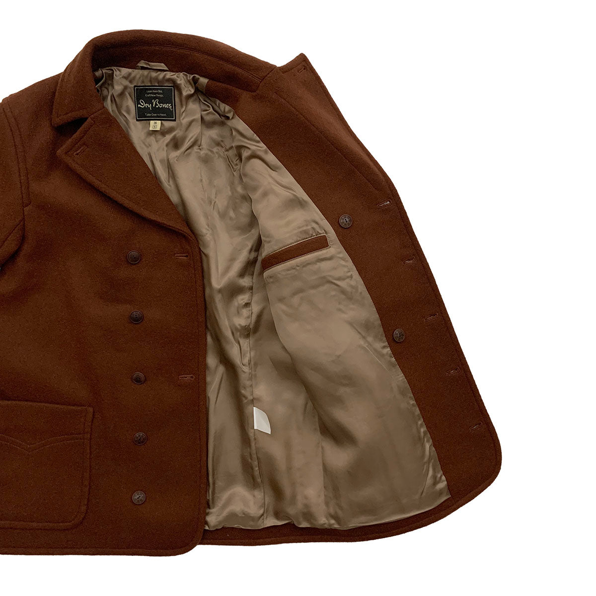 Double Breast Wool Flannel Work Jacket “YOUNG VITO”