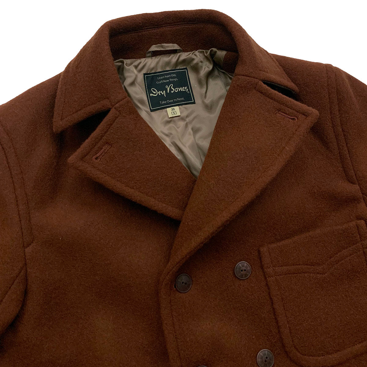 Double Breast Wool Flannel Work Jacket “YOUNG VITO”