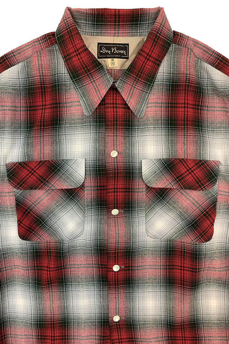 Ombre Check 2 Flap Open Shirt