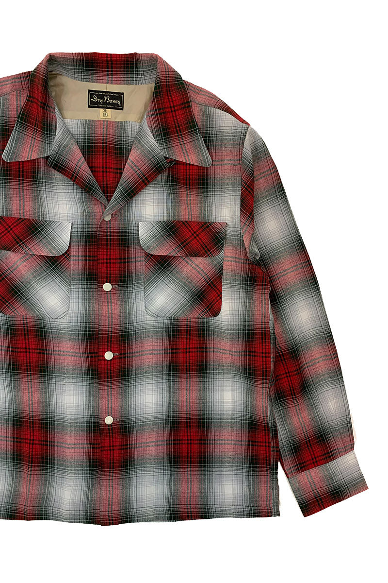 Ombre Check 2 Flap Open Shirt