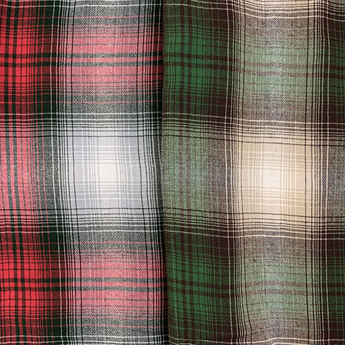 S/S Ombre Check Open Shirt