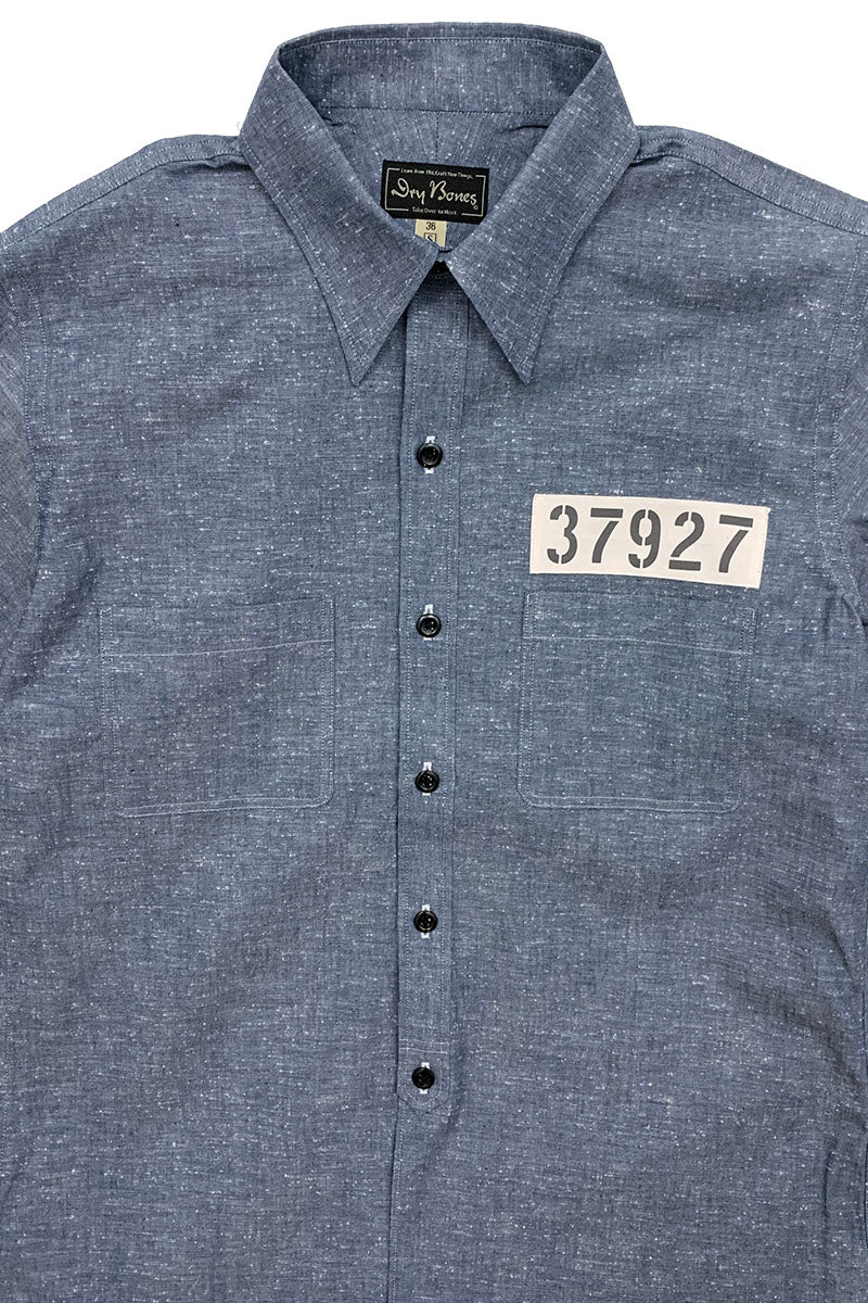 Waiting for increased production: Hickory Stripe Work Shirt "ANDY"