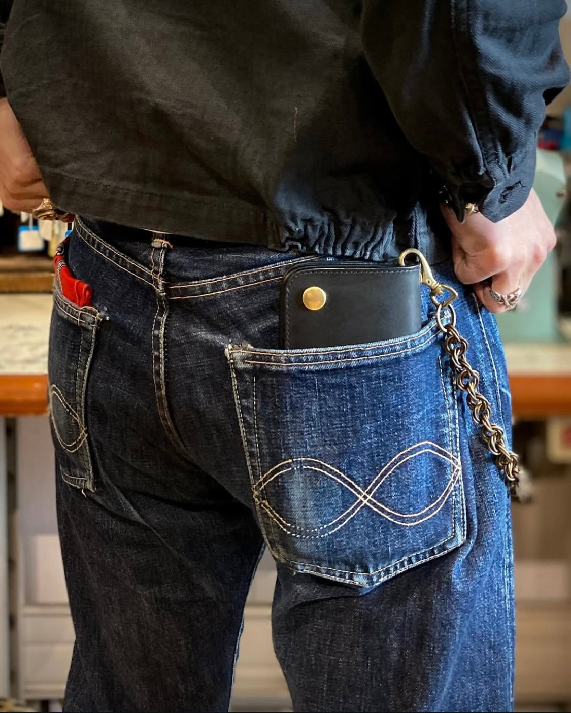 Cordovan Trucker Wallet