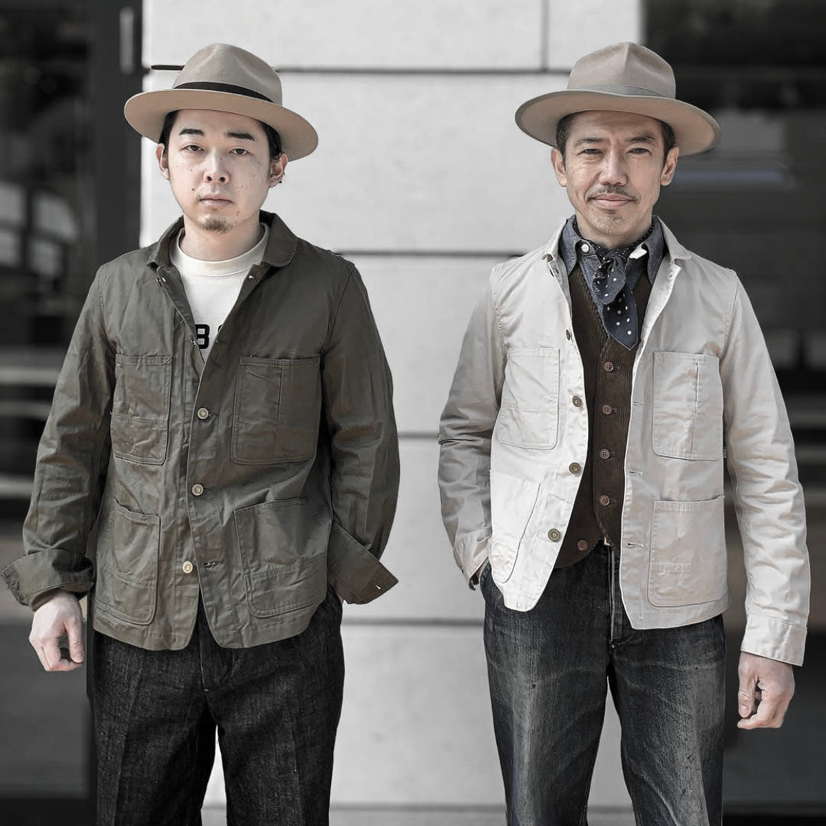 Round Collar Engineer Jacket