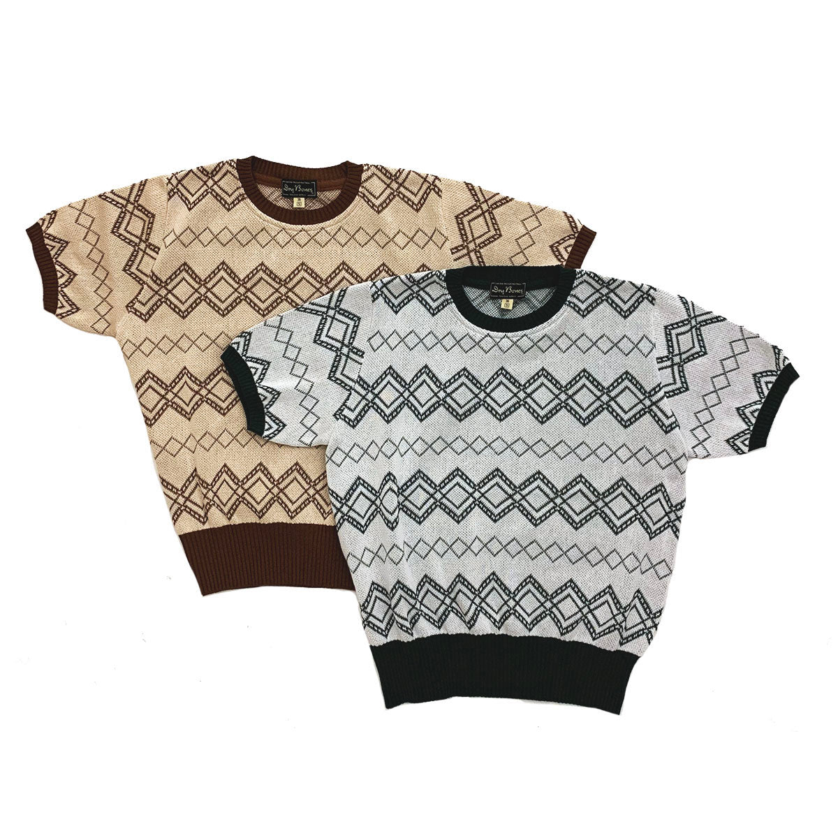 2 Tone Argyle Summer Knit