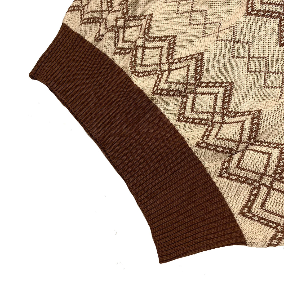 2 Tone Argyle Summer Knit