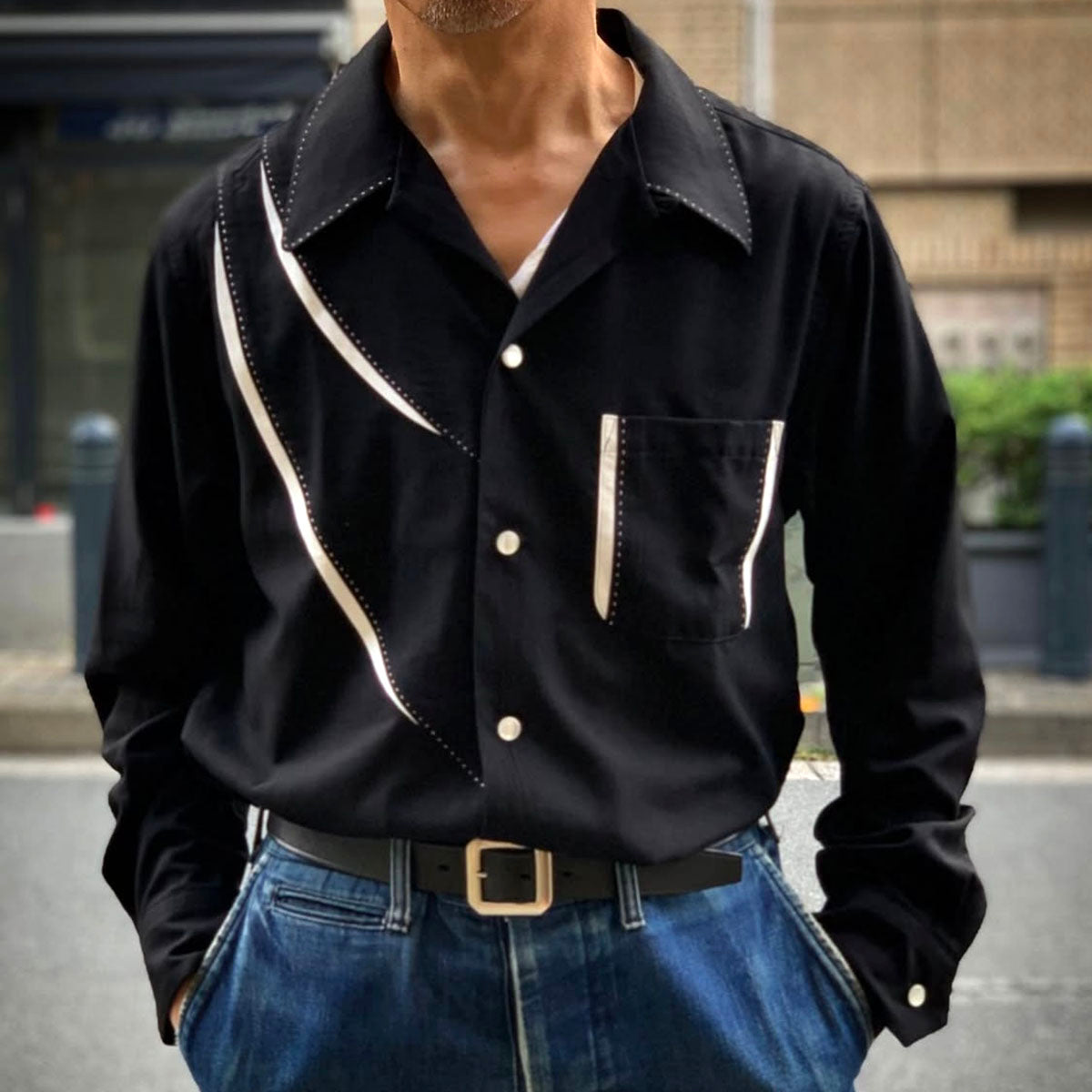 Shark Gill Open Shirt