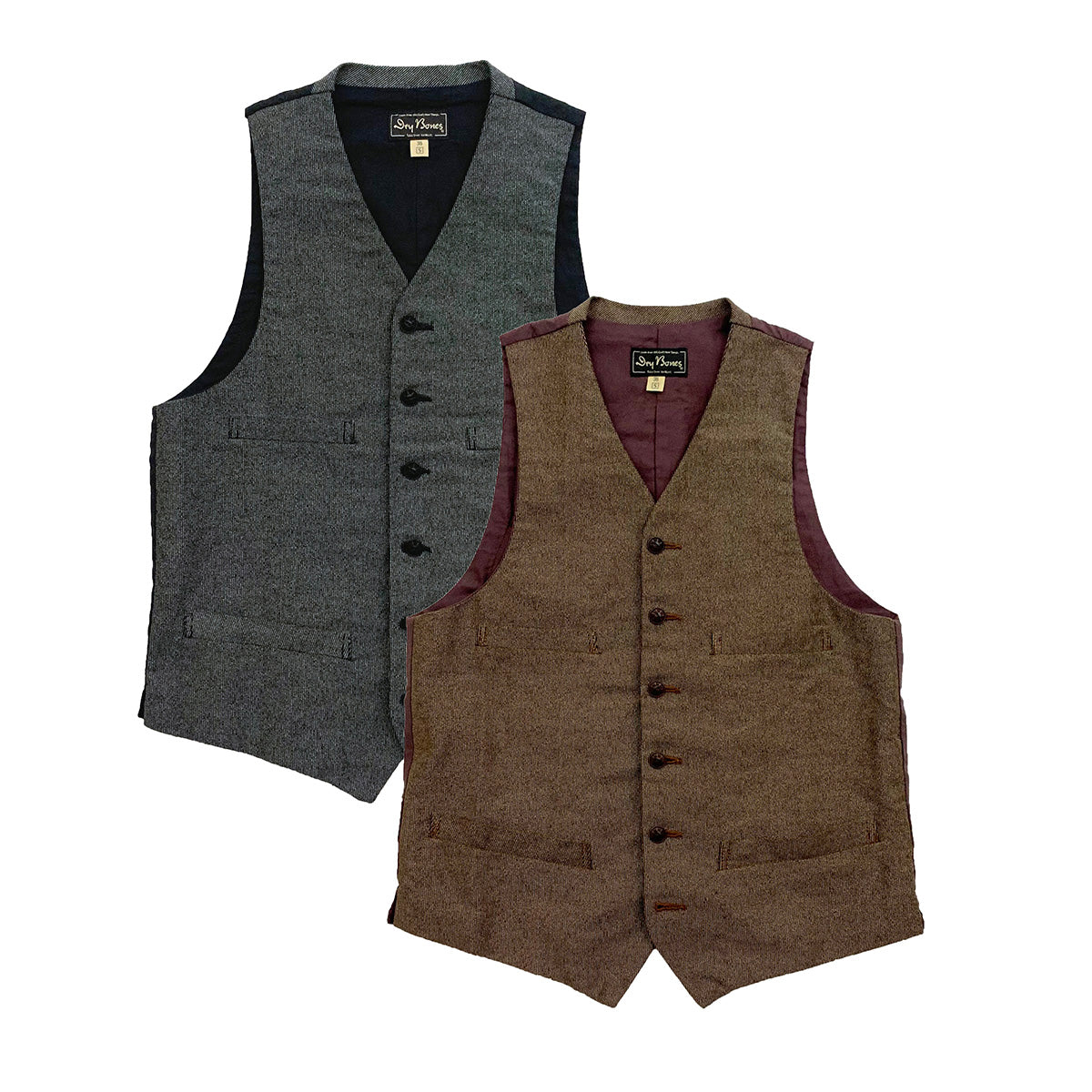 Striped 4-pocket vest