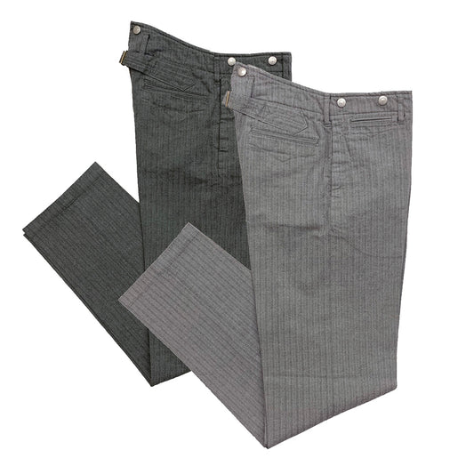 High Back Herringbone Work Trousers