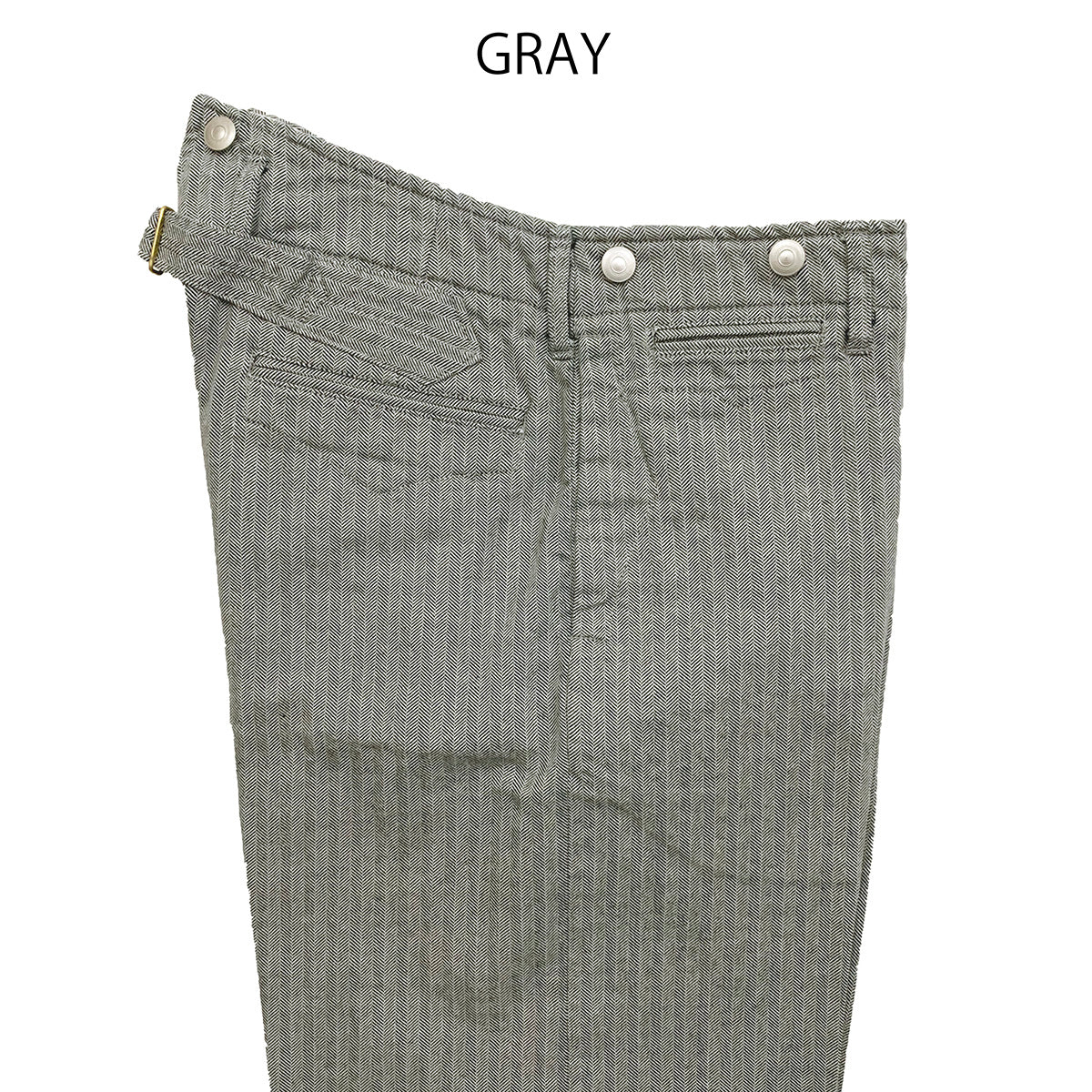 High Back Herringbone Work Trousers
