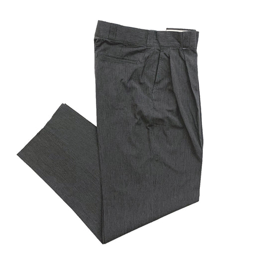 Cotton Hairline Two Tuck Work Trousers