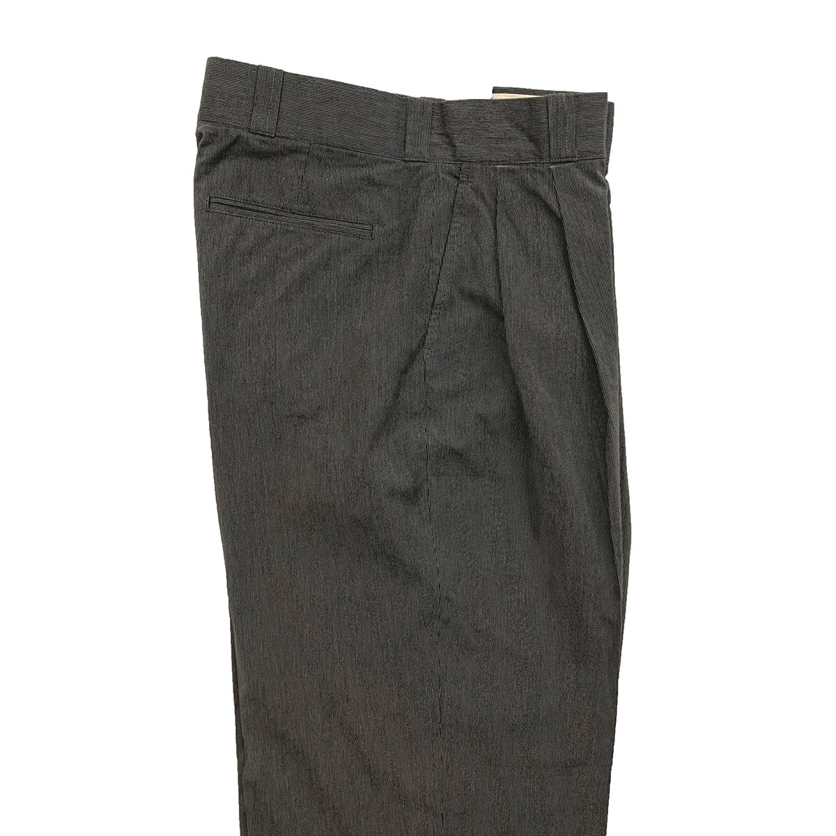 Cotton Hairline Two Tuck Work Trousers