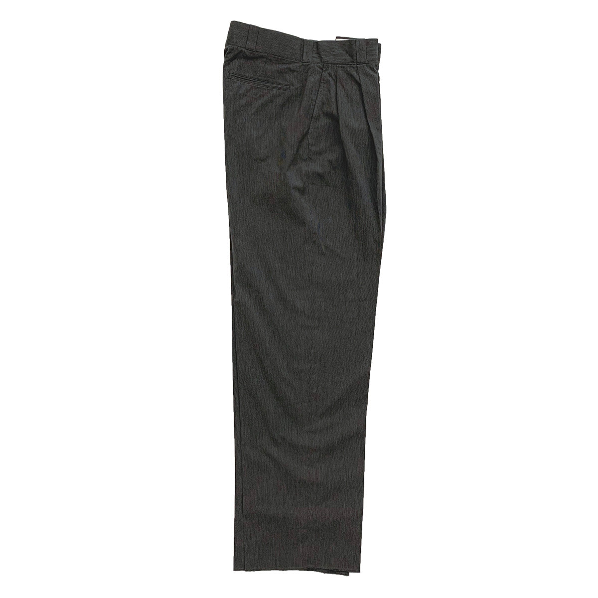 Cotton Hairline Two Tuck Work Trousers