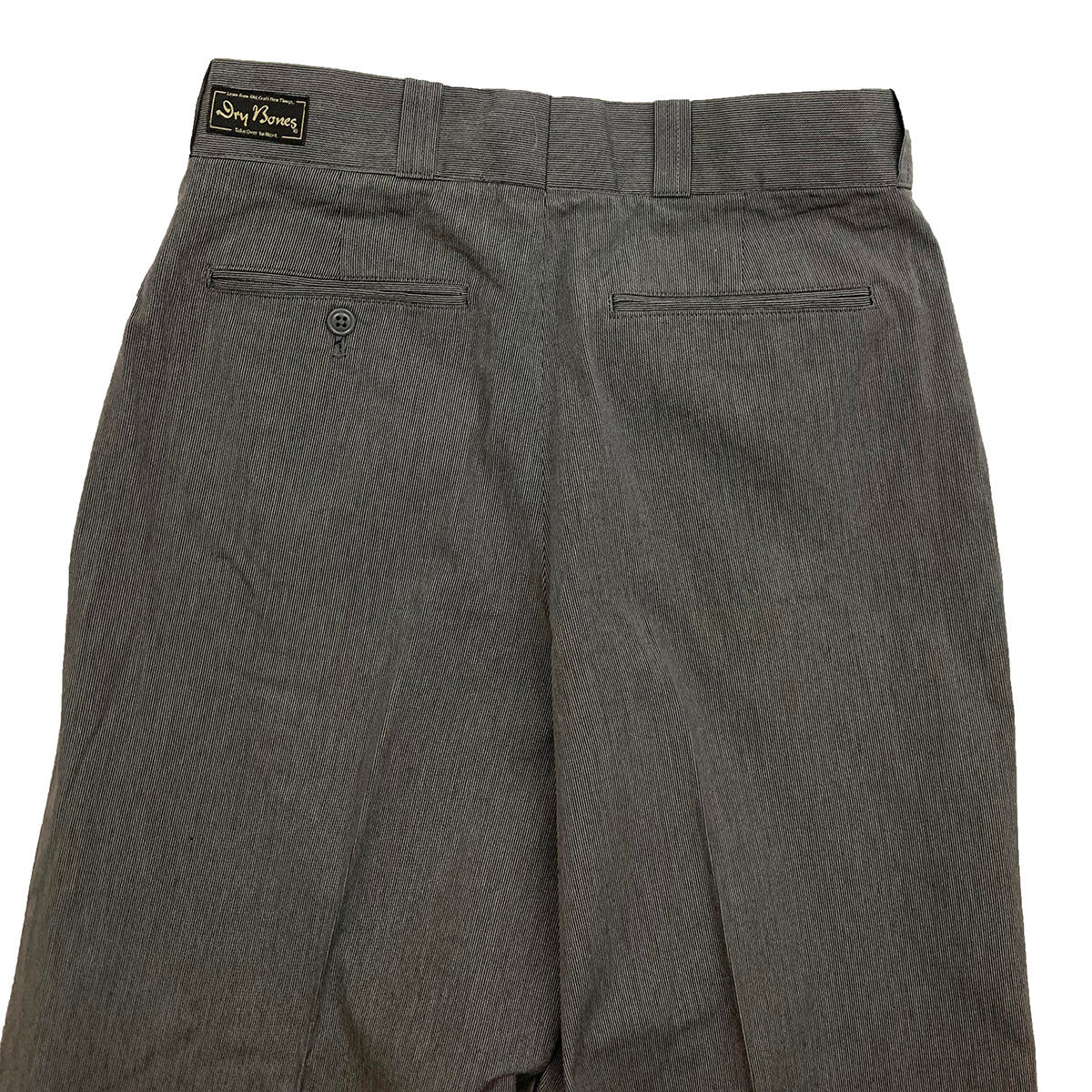 Cotton Hairline Two Tuck Work Trousers