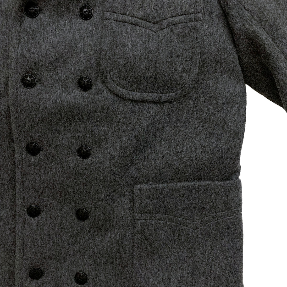 Double Breast Wool Flannel Work Jacket “YOUNG VITO”