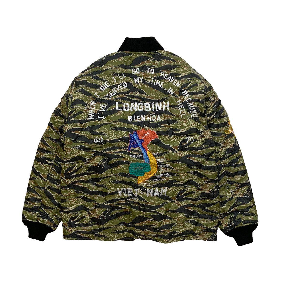 Embroidered Reversible Quilted Jacket