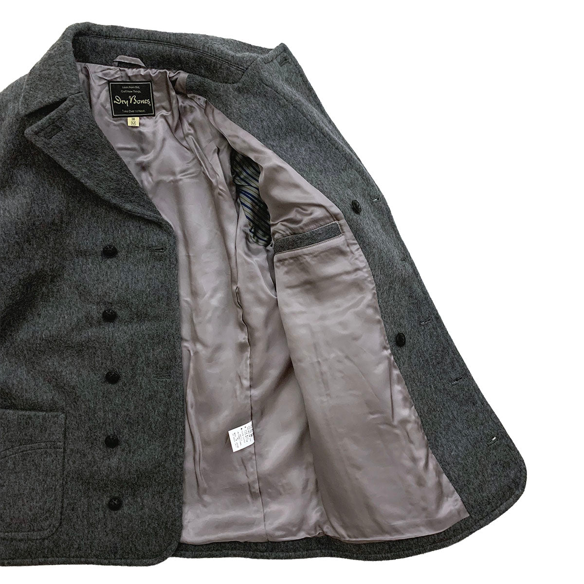 Double Breast Wool Flannel Work Jacket “YOUNG VITO”
