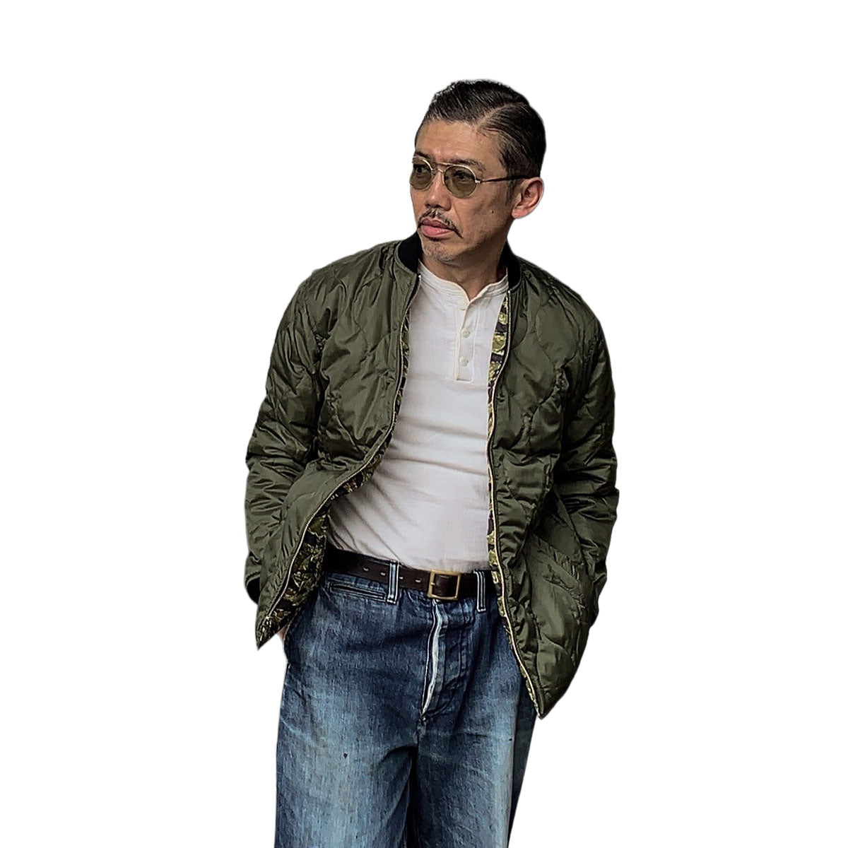 Embroidered Reversible Quilted Jacket