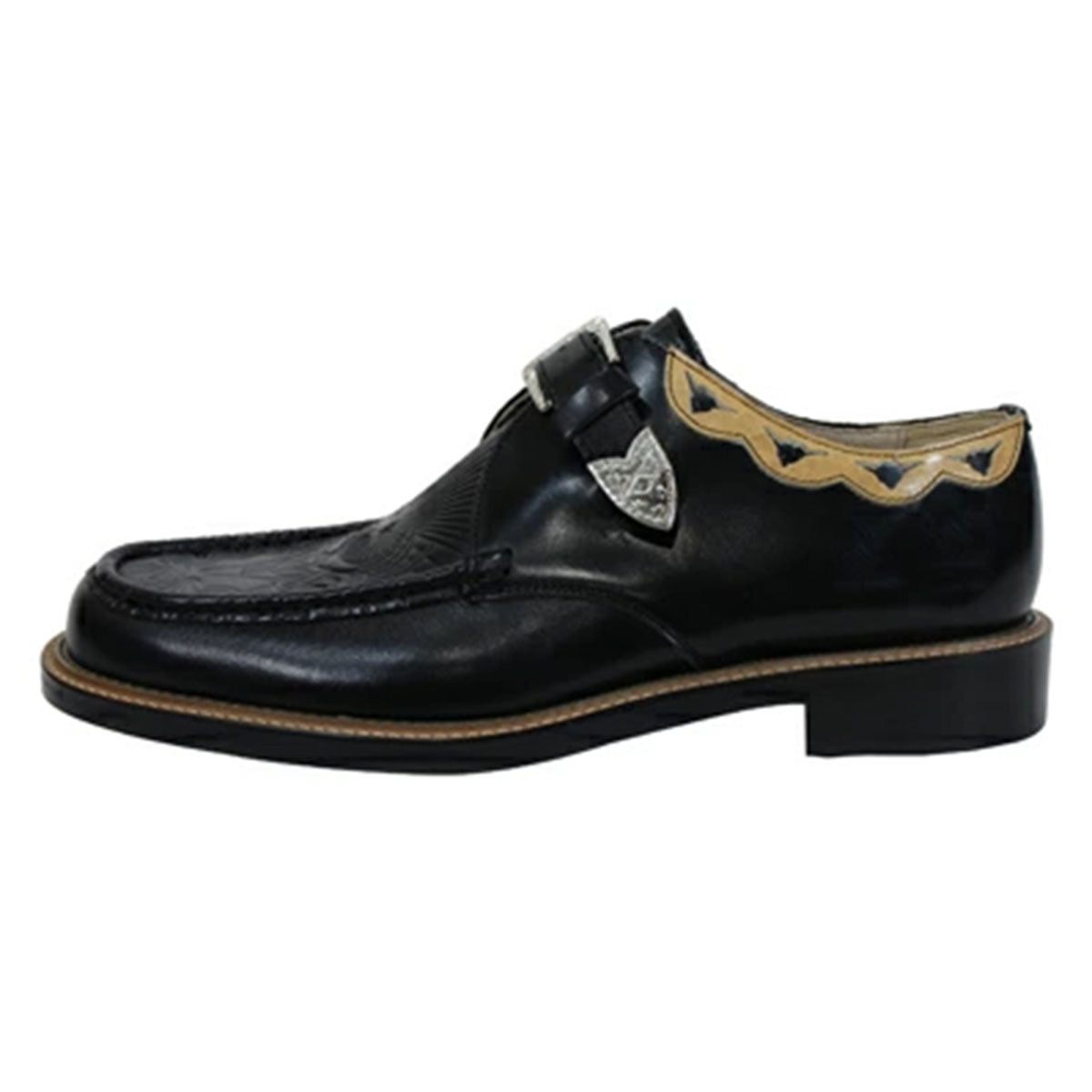 Western Moccs Monk Strap Shoes