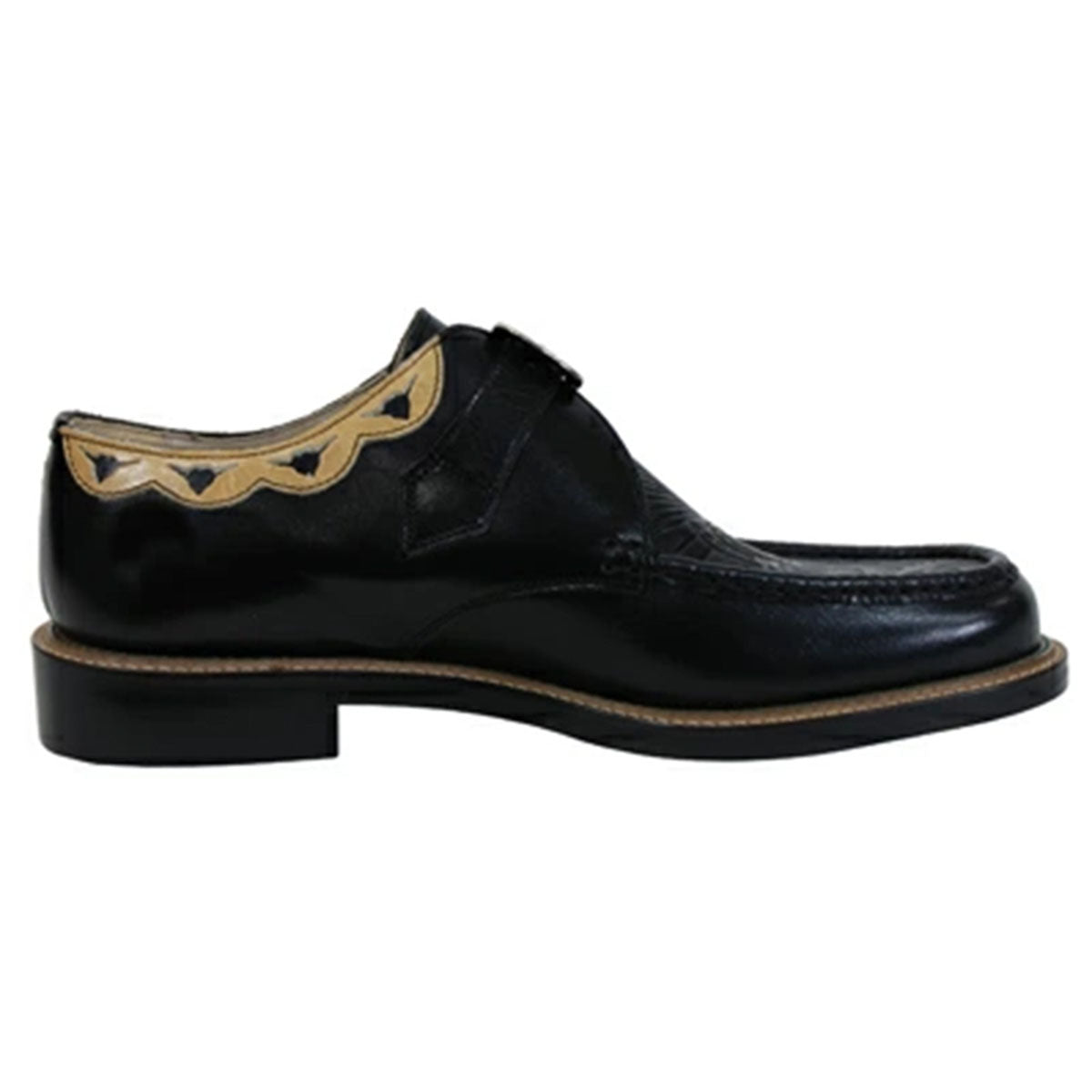 Western Moccs Monk Strap Shoes