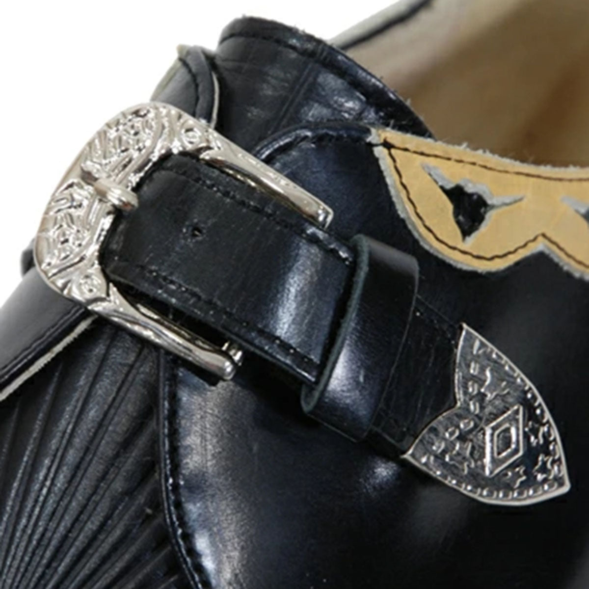 Western Moccs Monk Strap Shoes