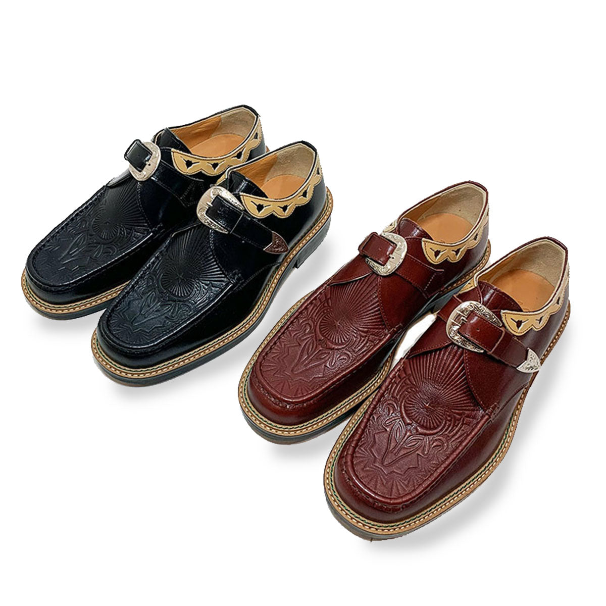 Western Moccs Monk Strap Shoes – Dry Bones Online Shop