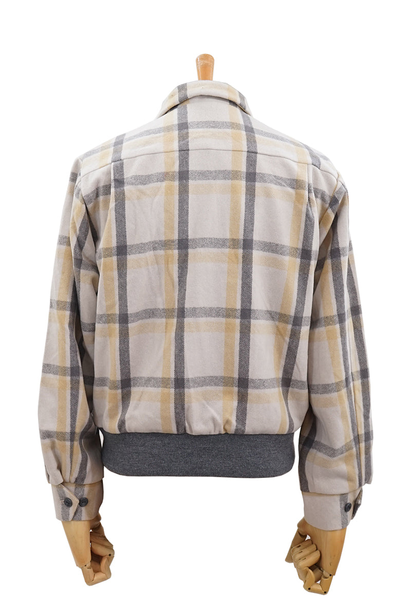 Wool Plaid Sport Jacket