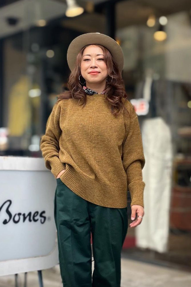 Crew Neck Sweater "TRIPLE LINE"