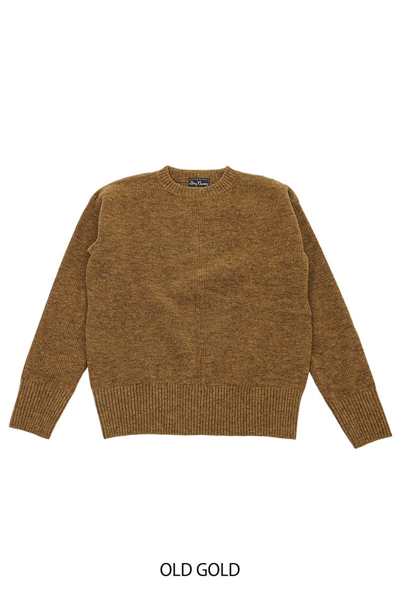 Crew Neck Sweater "TRIPLE LINE"