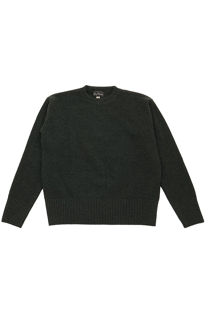 Crew Neck Sweater "TRIPLE LINE"