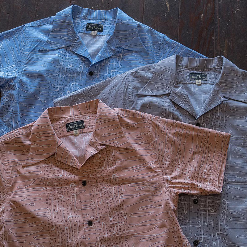 S/S Open Shirt “BUBBLE”