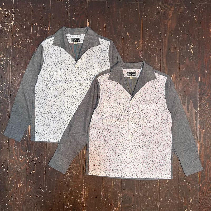 G Cref 2-tone Italian Collar Shirt
