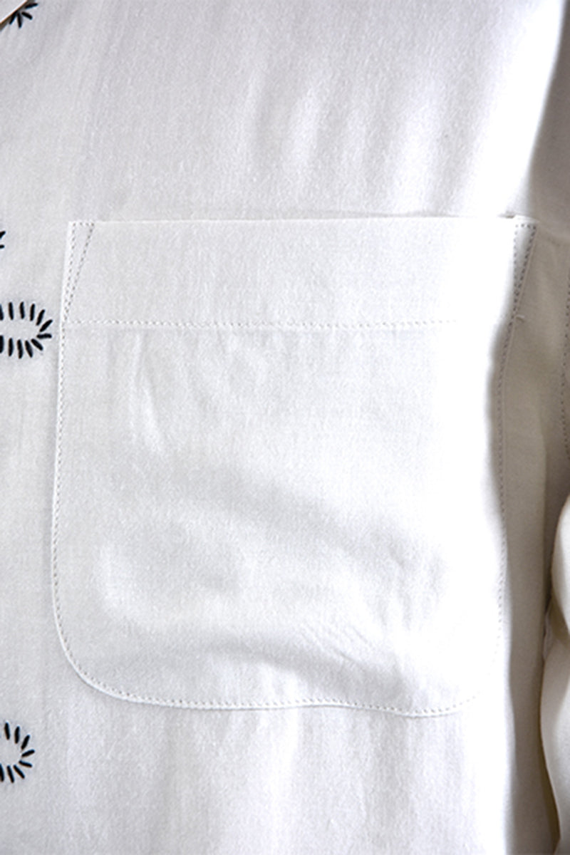 Embroidered Open Shirt “WESTERN”