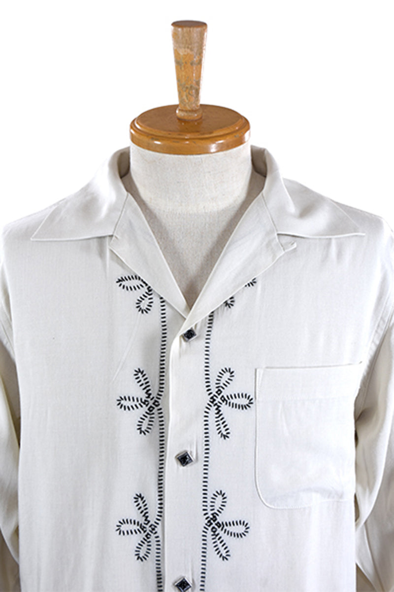 Embroidered Open Shirt “WESTERN”