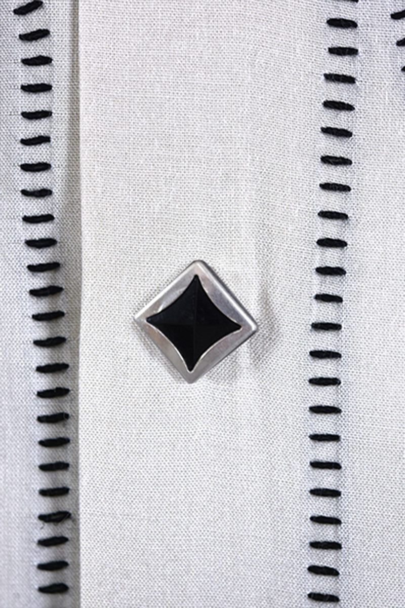 Embroidered Open Shirt “WESTERN”