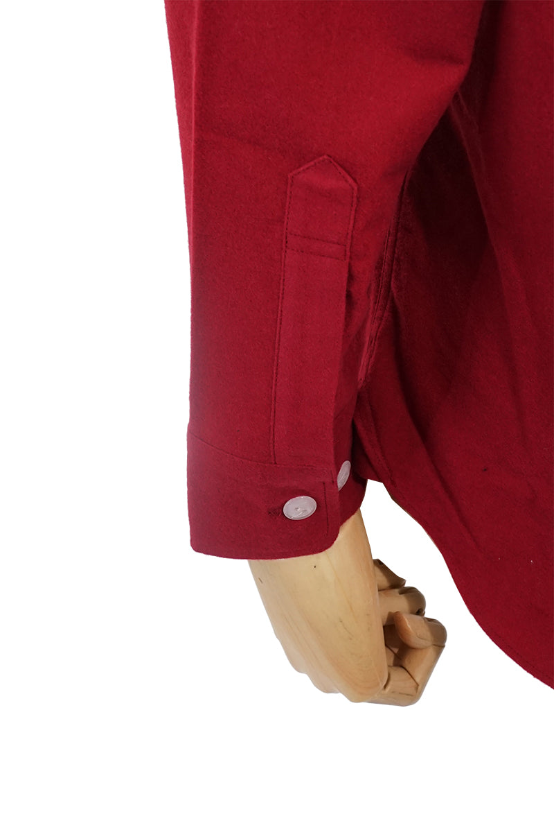 Solid Flannel Work Shirt