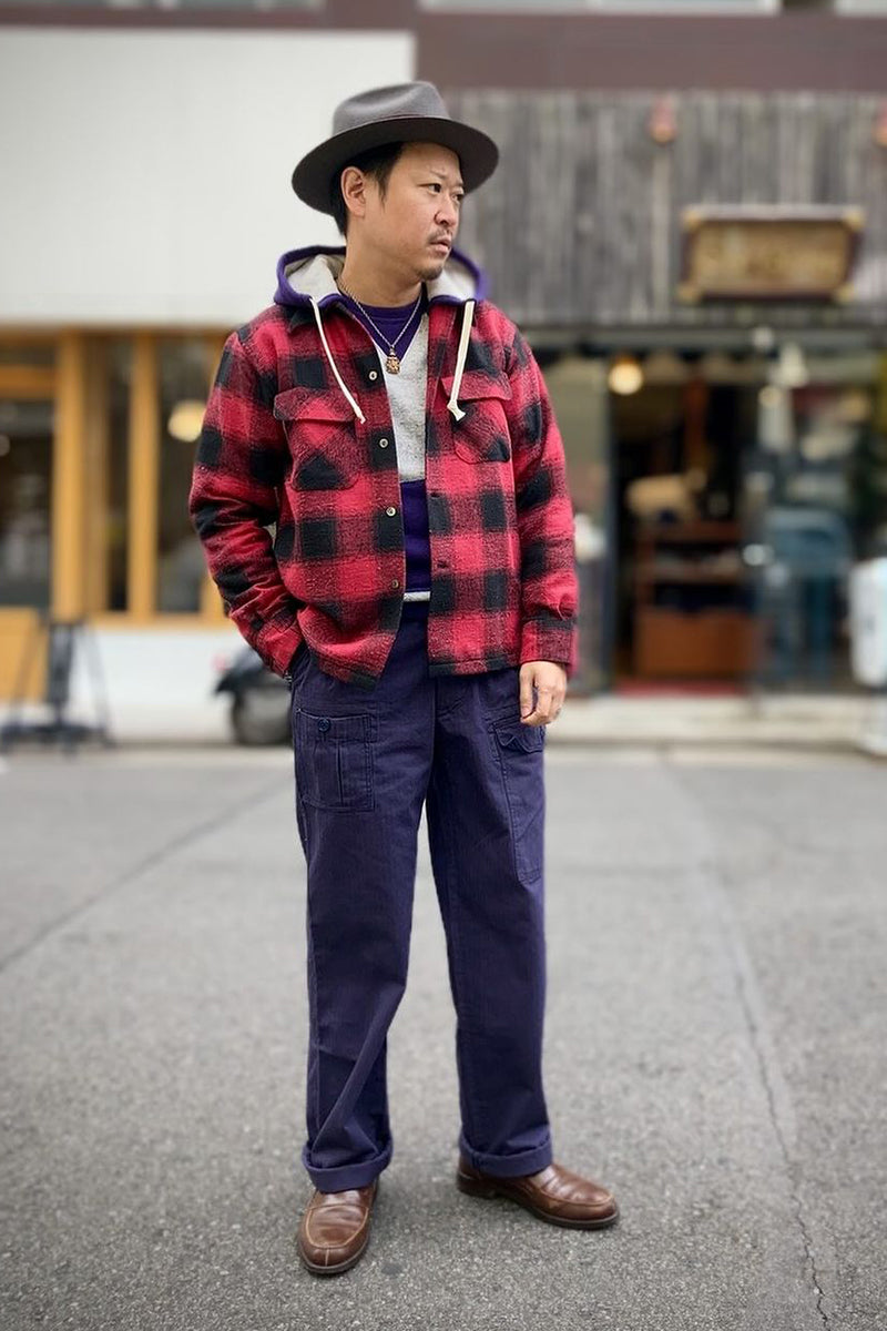 Ombre Check 2 Flap Open Shirt