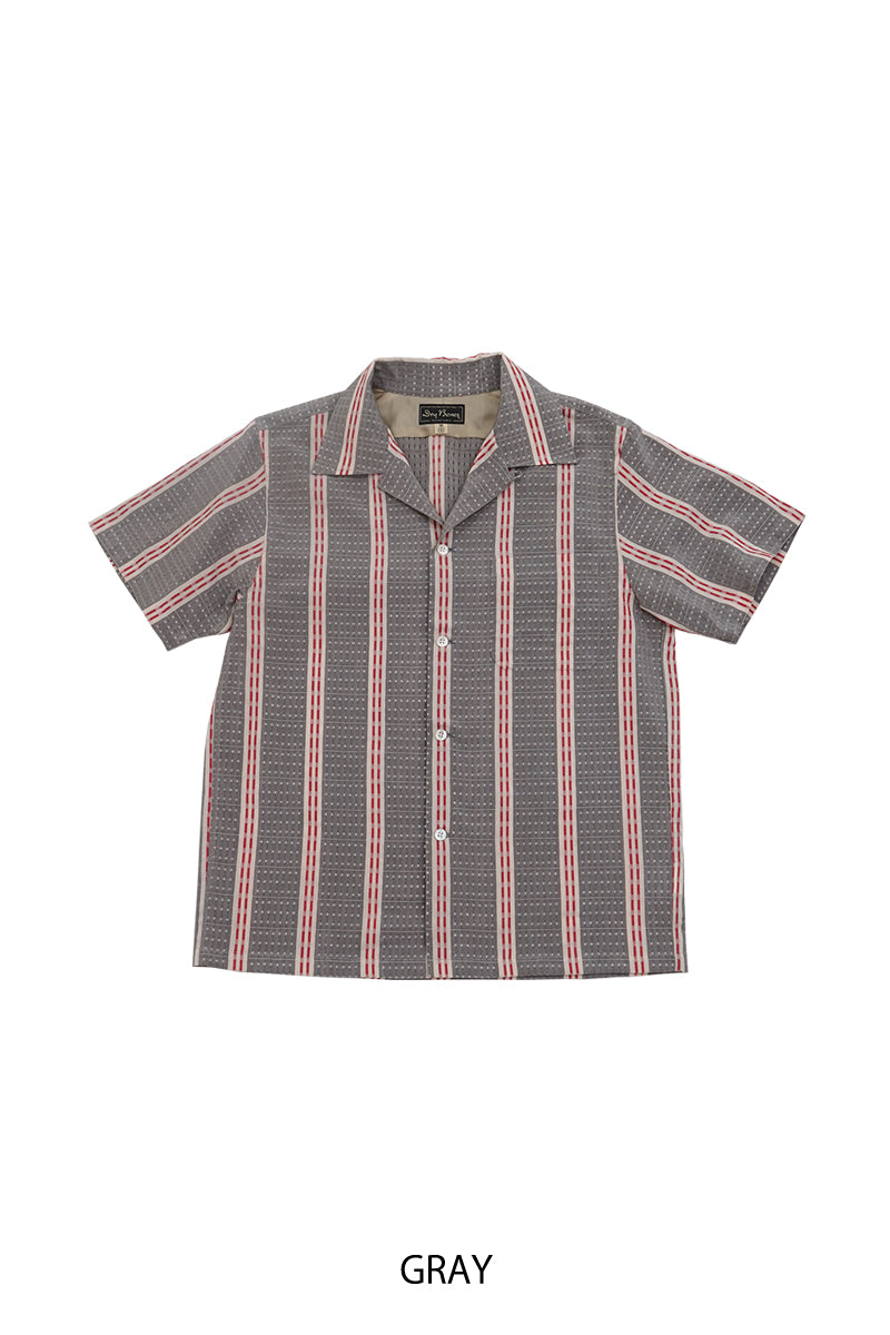 S/S Open Shirt “Chambray Dobby”
