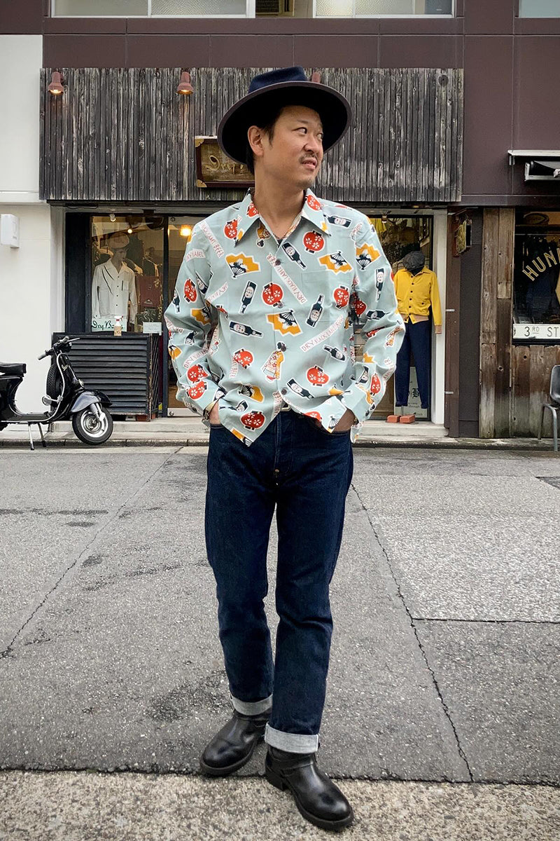 L/S Hawaiian Shirt “BEER”