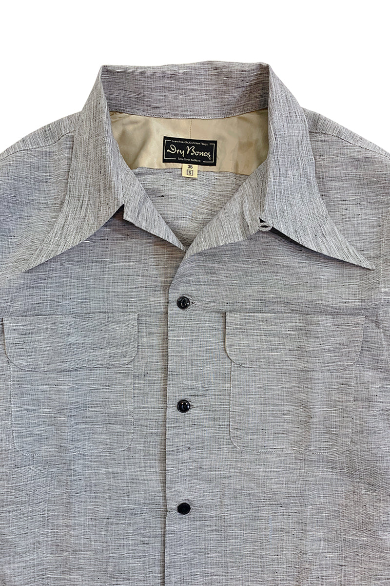 Linen 2 flap open shirt
